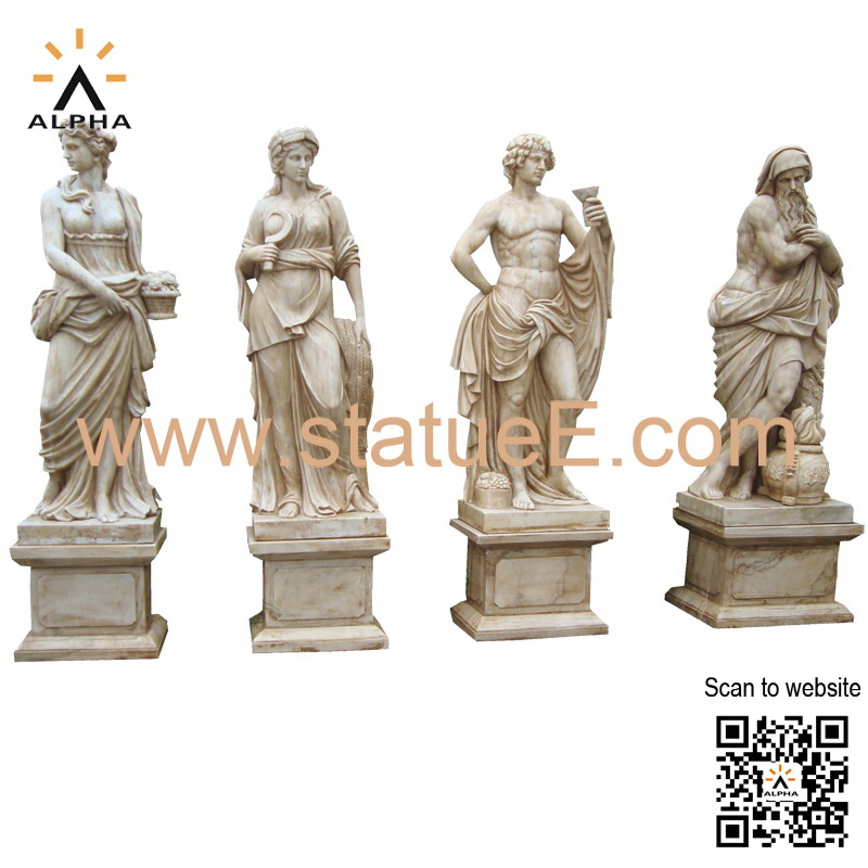 ancient marble statues